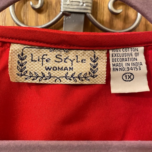 NWT Life Style Women’s red jacket - Picture 3 of 7